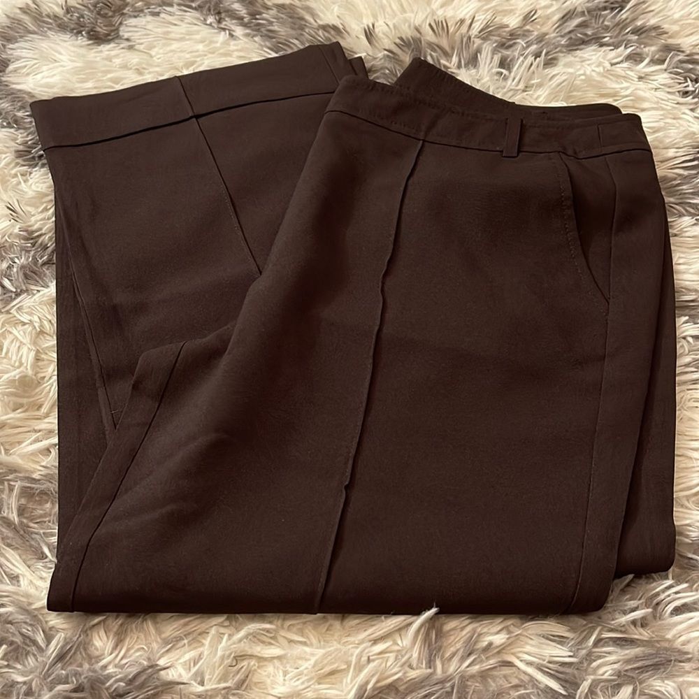 New York & Co Brown Dress Pants Size 10